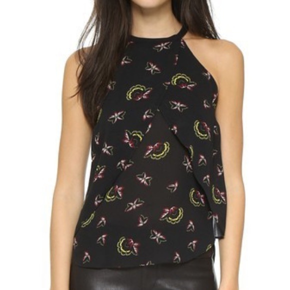 A.L.C. Iggy Silk Top (12) - Picture 1 of 7